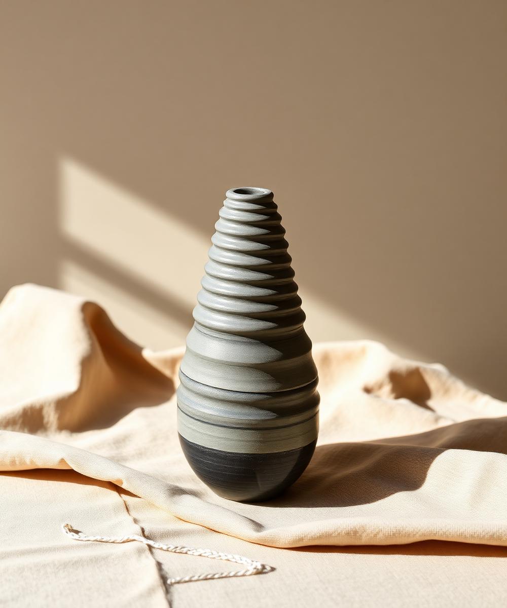 Monolith Vase — Charcoal